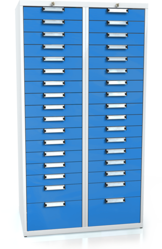 Universal cabinet for workbenches 1773 x 963 x 600 - 34x drawer